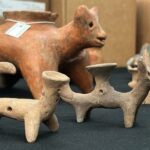 El Gobierno de México recibe 60 piezas arqueológicas de origen mexicano de la Escuela de Investigaciones Avanzadas, en Santa Fe