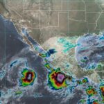Este día, la interacción de tres sistemas al interior de México originarán lluvias torrenciales en el oriente y sur del país