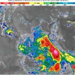 LA DEPRESIÓN TROPICAL CHRIS SE DESPLAZARA SOBRE EL CENTRO DEL PAÍS