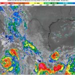 La tormenta tropical Carlotta se aleja de México