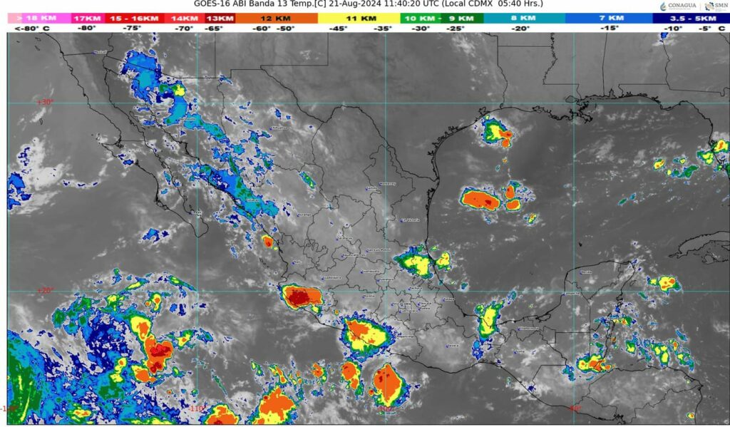 Se mantendrá el ambiente muy caluroso en el noreste, norte y noreste del territorio mexicano