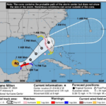 🔸 ACTUALIZACIÓN 🔸 Bandas del huracán Milton impactarán Campeche, Yucatán y Quintana Roo con categoría 4