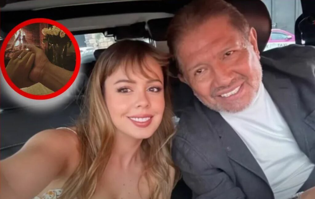 Juan Osorio le propone matrimonio a su novia, Eva Daniela, 38 años menor que él