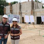 Supervisa Mara Lezama avance de lo que será el moderno edificio del C2 de Tulum para la construcción de paz, protección y seguridad de habitantes y turistas