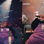 Rapero Dave Blunts canta en concierto conectado a un tanque de oxígeno