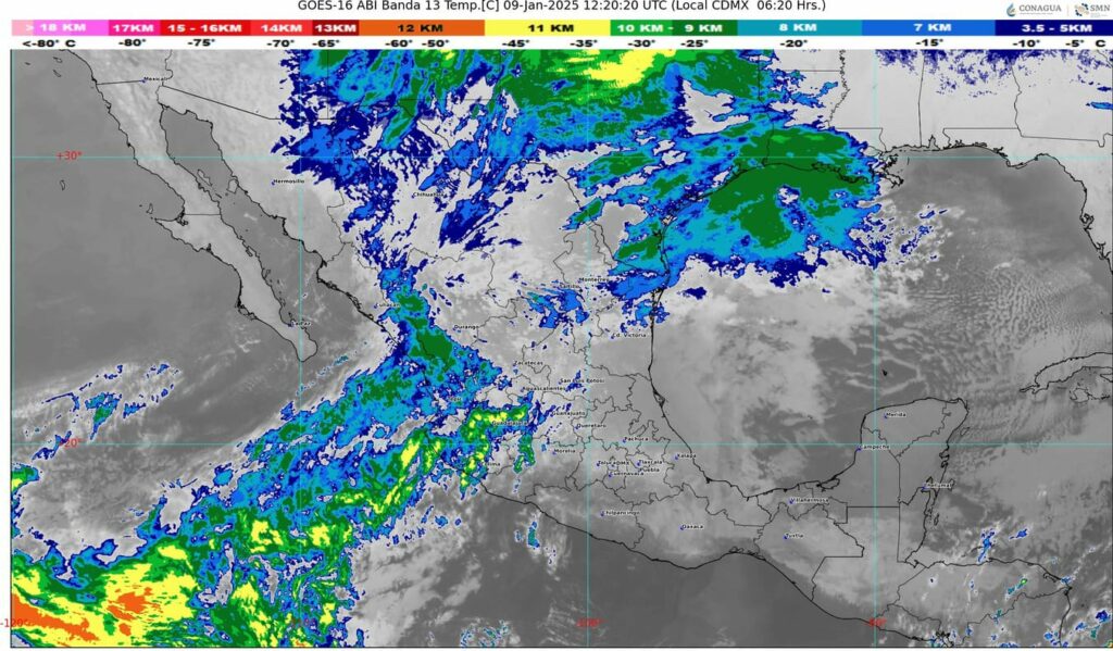 Un nuevo frente frío se aproximará a México