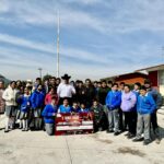 Enrique Estrada agradece la colaboración de la comunidad para apoyar a la telesecundaria Ramón G. Bonfil en Tetepango