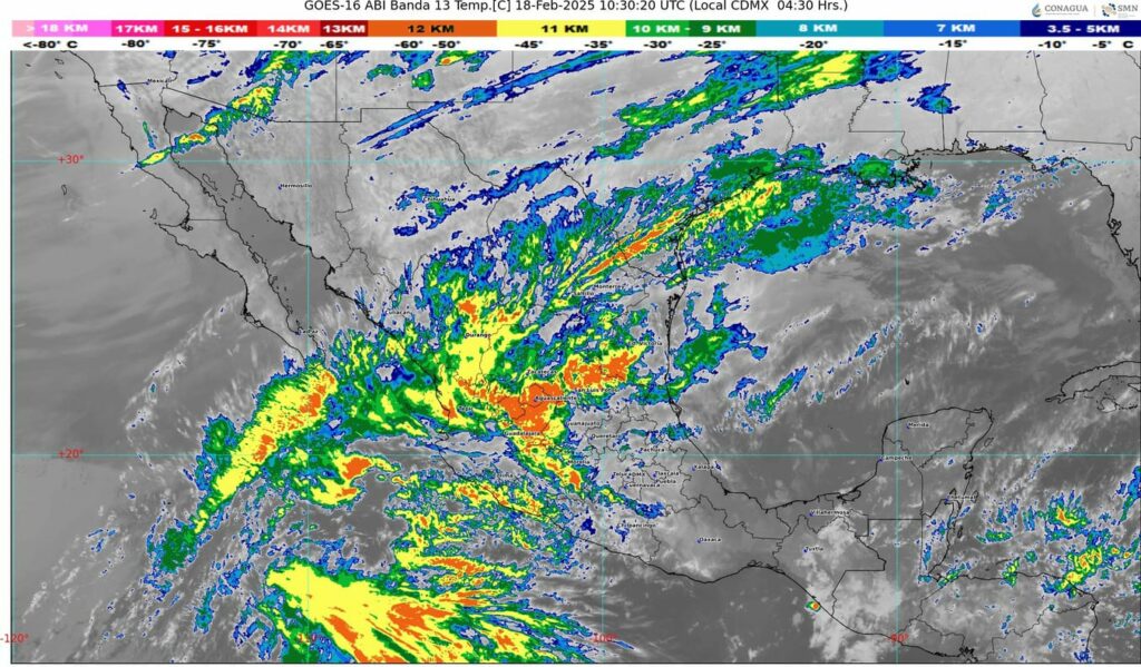 El frente frío número 28 se aproxima al Norte de México