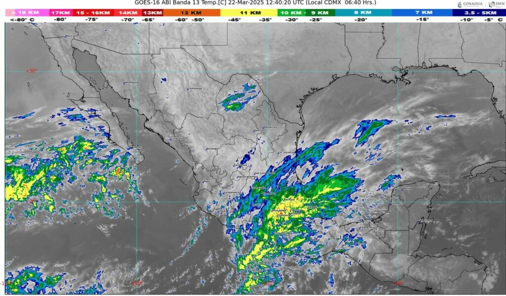 Pronostican lluvias y calor en gran parte de México