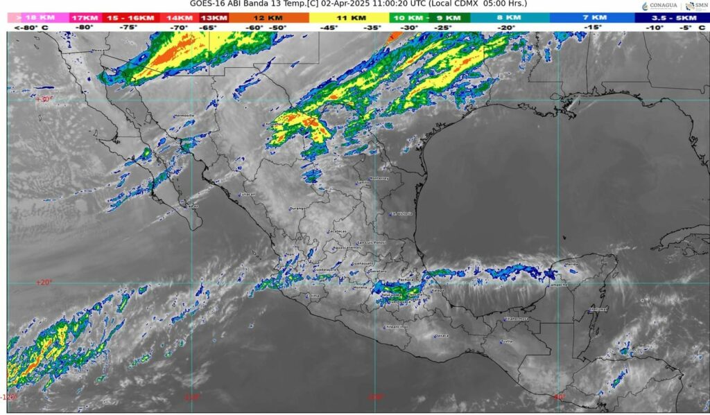 El frente frío número 37 se extenderá sobre el norte del país