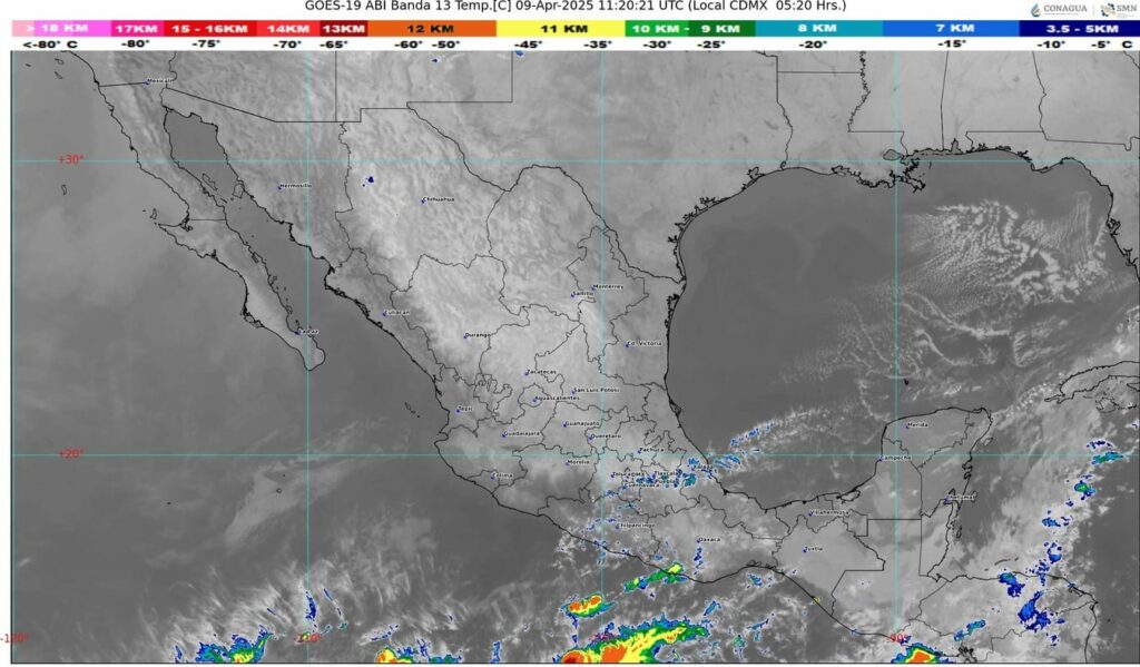 El aire frío del frente número 37 se extenderá sobre gran parte de México