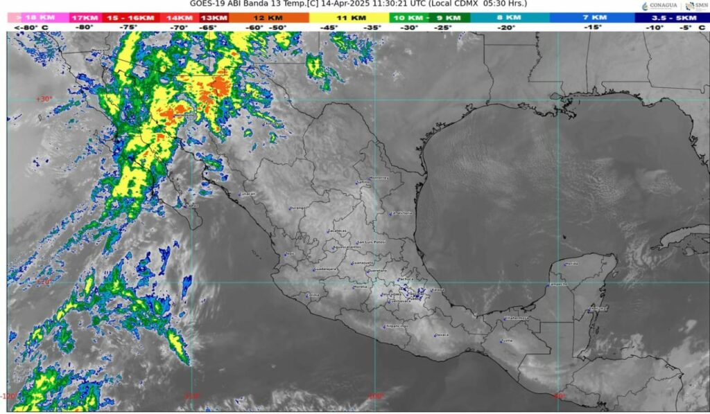 Pronostican escaso potencial de lluvia en gran parte del país