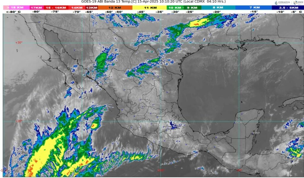 Un frente frío se extenderá sobre la frontera norte del país