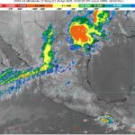 Vientos fuertes, lluvias y chubascos, en el norte del país