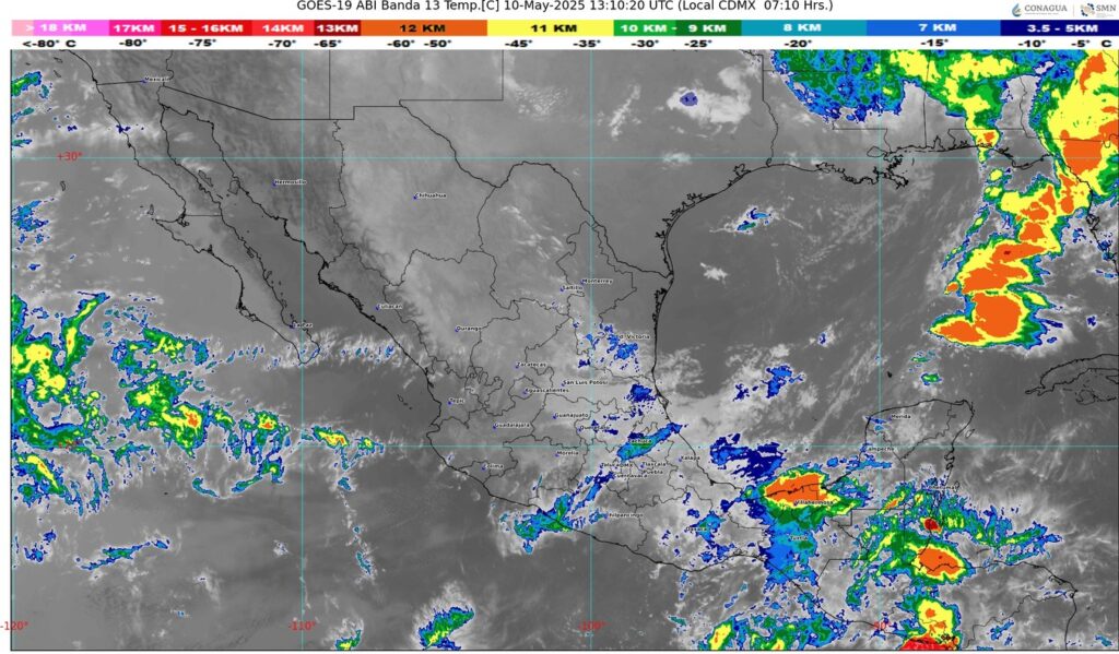 Frente Frío 42 afectará la Península de Yucatán