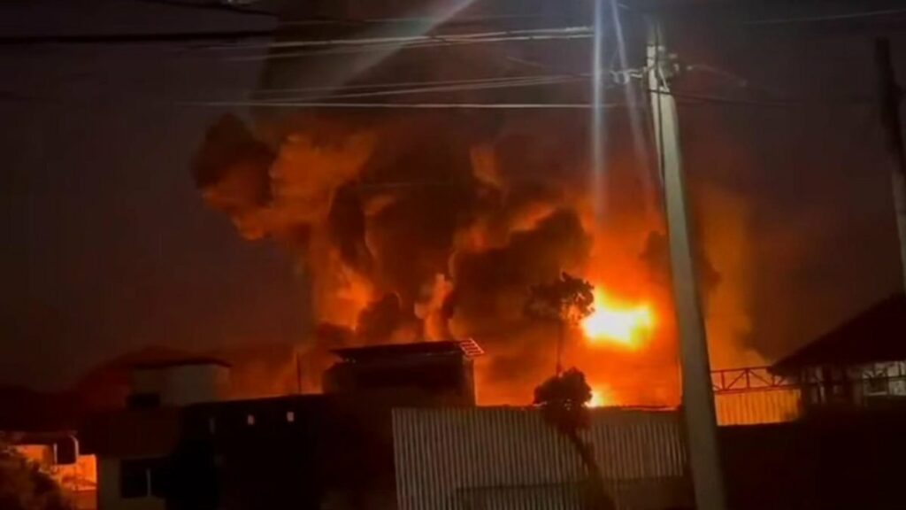 Explota planta de biodiésel en Tancítaro, Michoacán