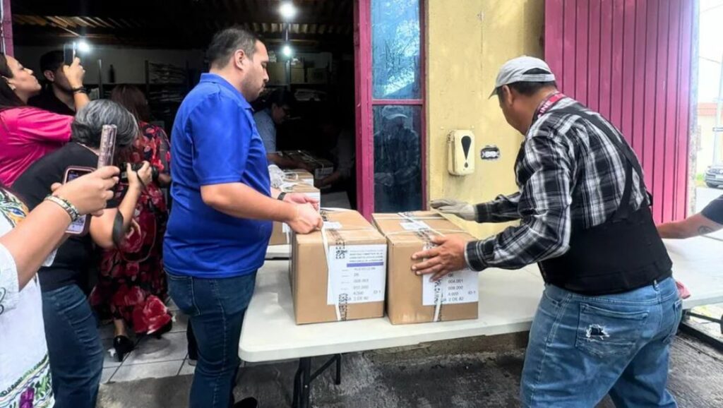 Llegan a Nuevo León boletas para elecciones del Poder Judicial