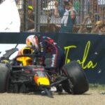 Yuki Tsunoda sufre accidente y vuelca en clasificación del GP de Emilia-Romagna