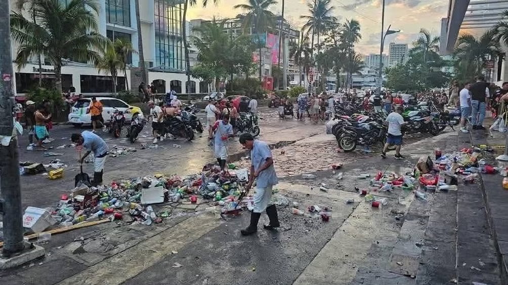 Acamoto 2025 deja más de 200 toneladas de basura en Acapulco