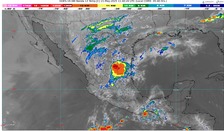 Ambiente caluroso a muy caluroso, sobre la mayor parte de México