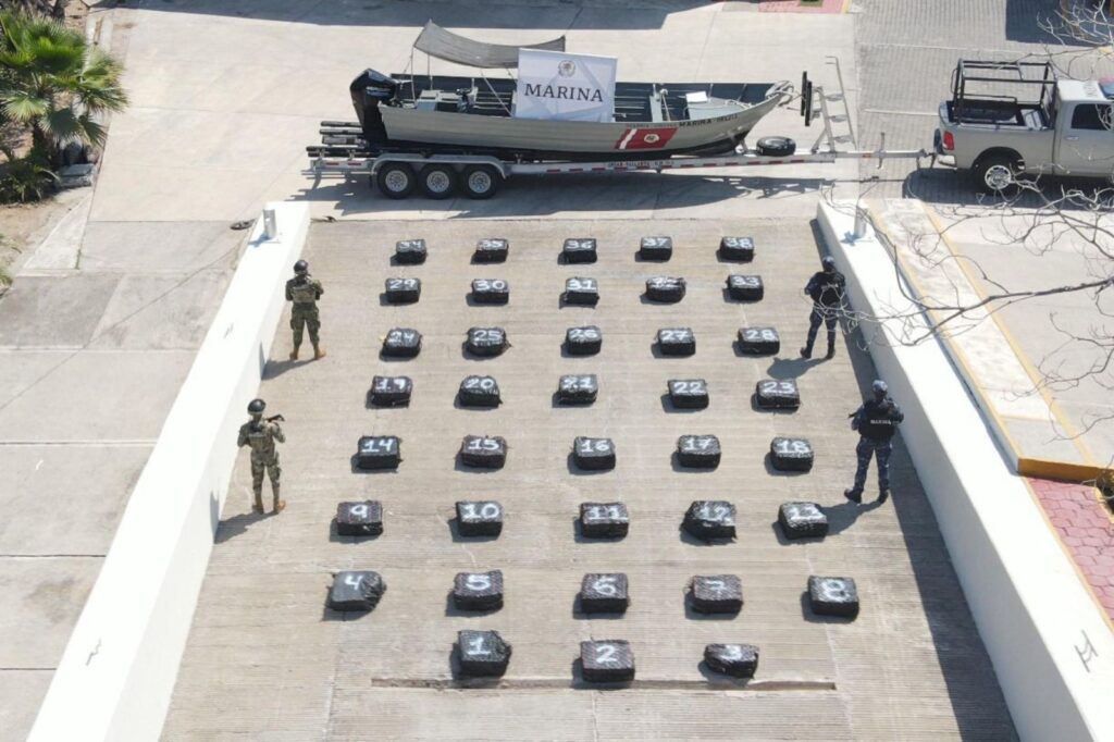 Golpe al narco: decomisan 1.5 toneladas de cocaína en costas de Jalisco