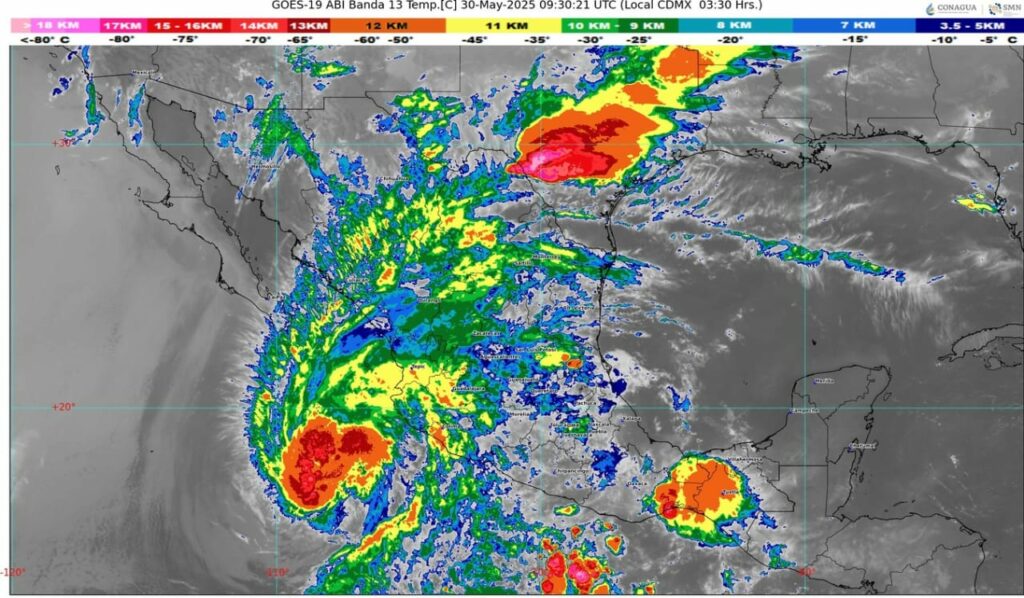 Alvin causará afectaciones en Colima, Jalisco, Michoacán, Nayarit, Sinaloa y BCS