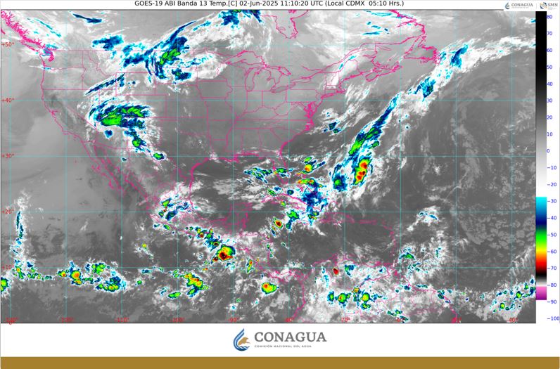 Se aproxima la onda tropical número 2 al sureste mexicano