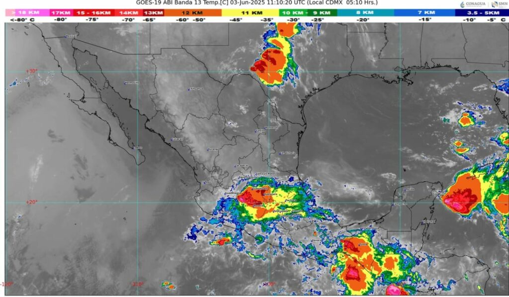 Se aproxima a México la onda tropical número 2