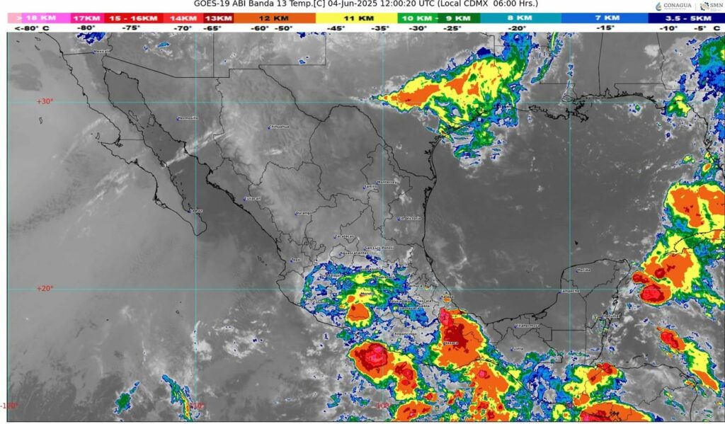 La onda tropical número 2 se desplazará sobre el sur del territorio nacional