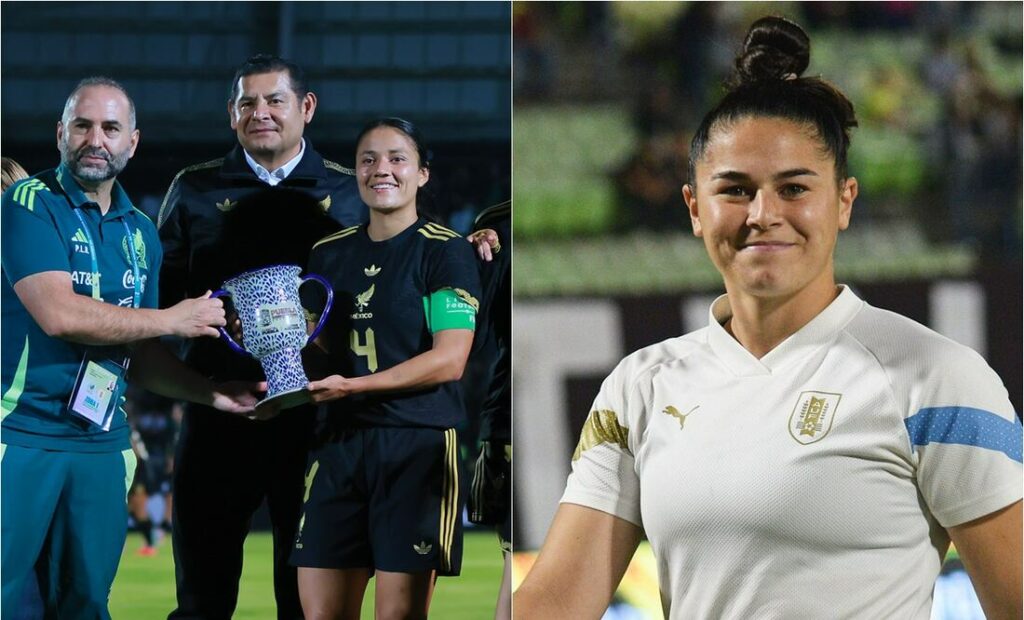 Futbolista uruguaya desata polémica por burlarse de obsequio artesanal mexicano