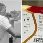 Un pasajero sobrevivió al accidente aéreo de Air India saltado del avión: «había cuerpos a mi alrededor»