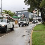 CFE restablece 51% del servicio eléctrico afectado por el paso de “Erick”