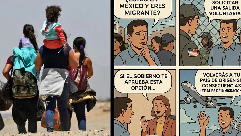 Embajada de Estados Unidos en México usa cómic para invitar a migrantes irse voluntariamente del país a cambio de una suma de dinero