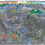 Lluvias intensas azotan el sur y oriente del país; alertan por desarrollos ciclónicos en el Golfo y Pacífico