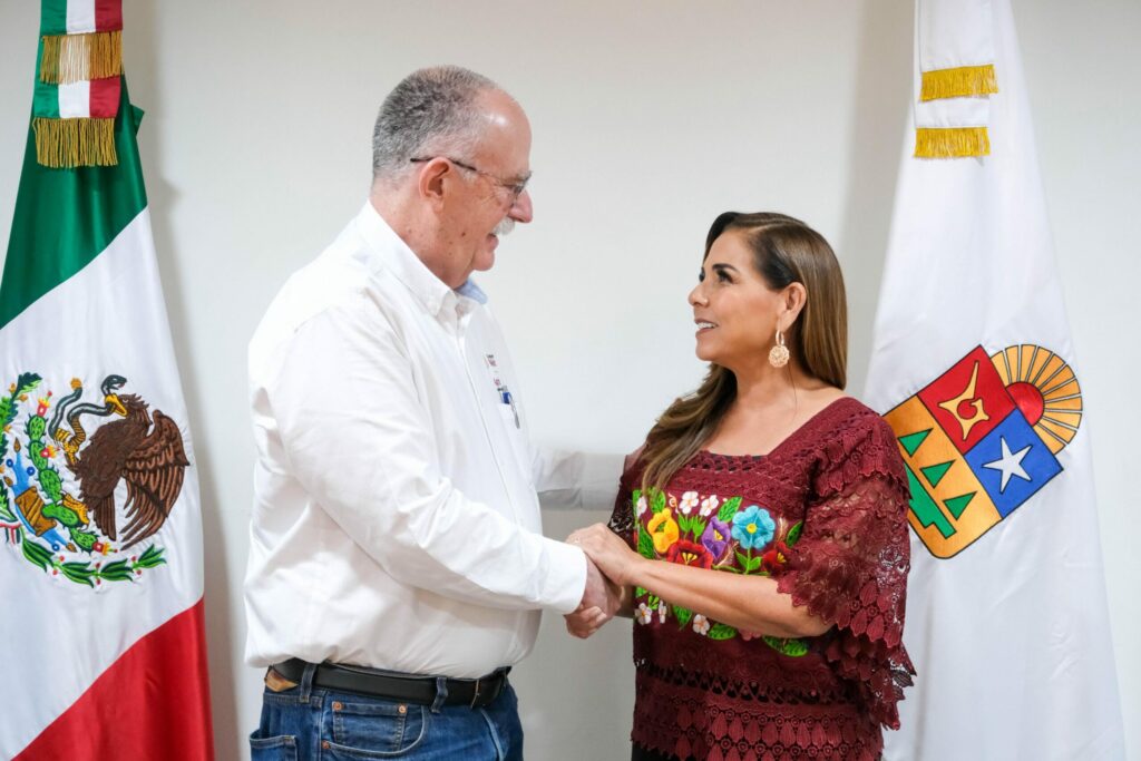 Revisa Mara Lezama con el titular de SADER, Julio Berdegué Sacristán, acciones en favor del campo con prioridad en el sector cañero quintanarroense