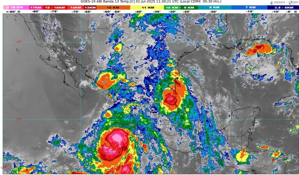 Flossie se intensificará a huracán de categoría 2 