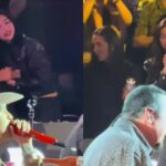 Captan a Ángela conmovida tras ver a Pepe Aguilar y Christian Nodal cantando juntos