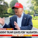 «Aprenderán a huir de un caimán, corran en zig zag»: Trump sobre migrantes en nueva cárcel de Florida