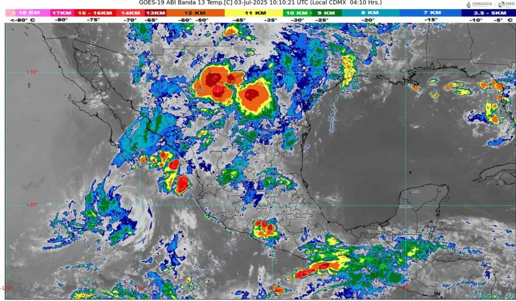 La onda tropical número 8 se desplazará frente a las costas de Chiapas y Oaxaca