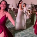 Invitada lleva atrevido vestido a una boda y redes ‘estallan’ en su contra: «La pick me de la fiesta»