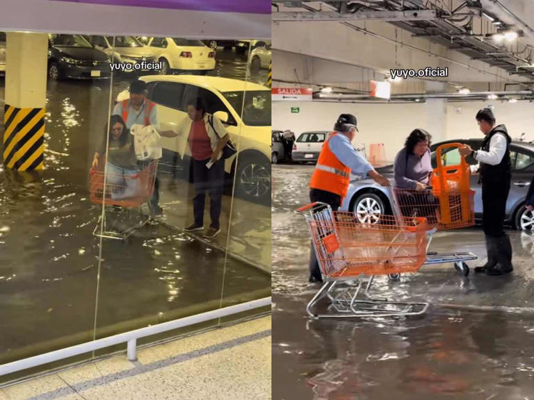 ‘Viene, viene’ se vuelve viral por ingenioso «servicio de transporte» durante temporada de lluvias en Puebla
