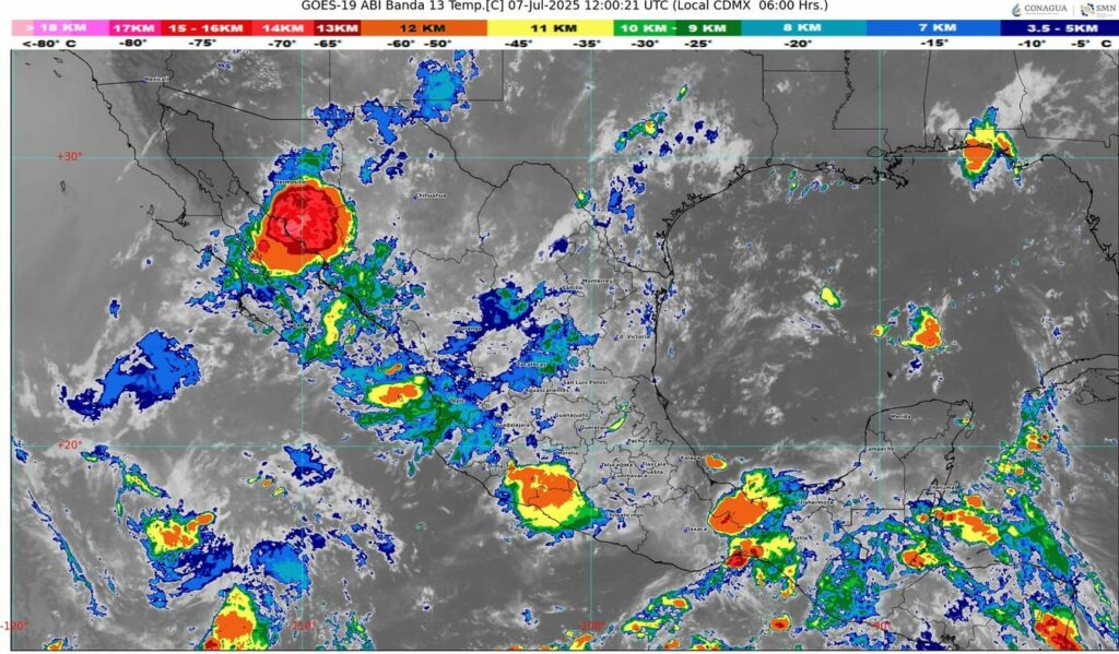 La onda tropical número 9 propiciará lluvias muy fuertes en el país