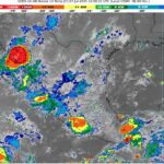 La onda tropical número 9 propiciará lluvias muy fuertes en el país