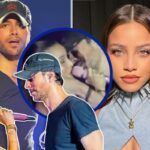 Critican a Enrique Iglesias por intentar besar a Emilia Mernes sin permiso durante concierto