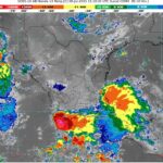 La onda tropical número 10 de desplazará sobre el sur y occidente de México