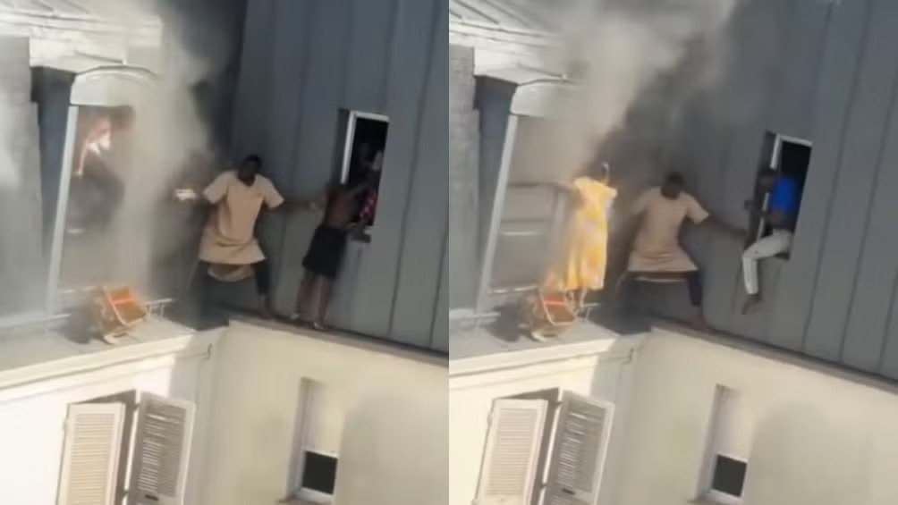 Hombre héroe en París: Rescata a 6 personas de un incendio desde una cornisa