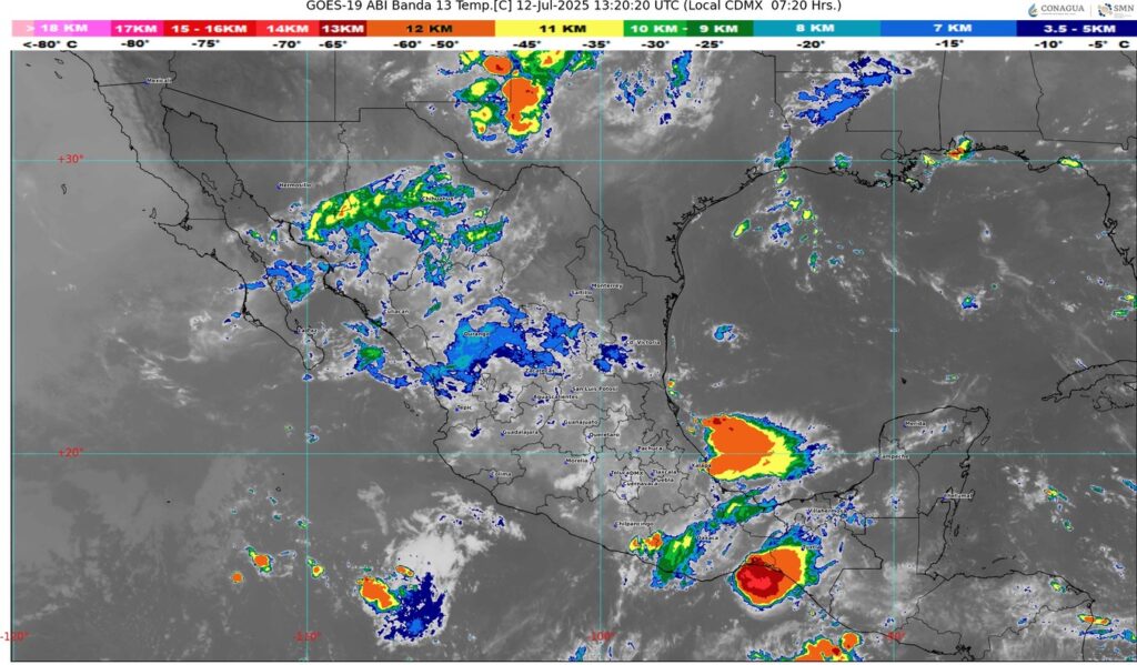 Torbellinos, granizadas y calor extremo