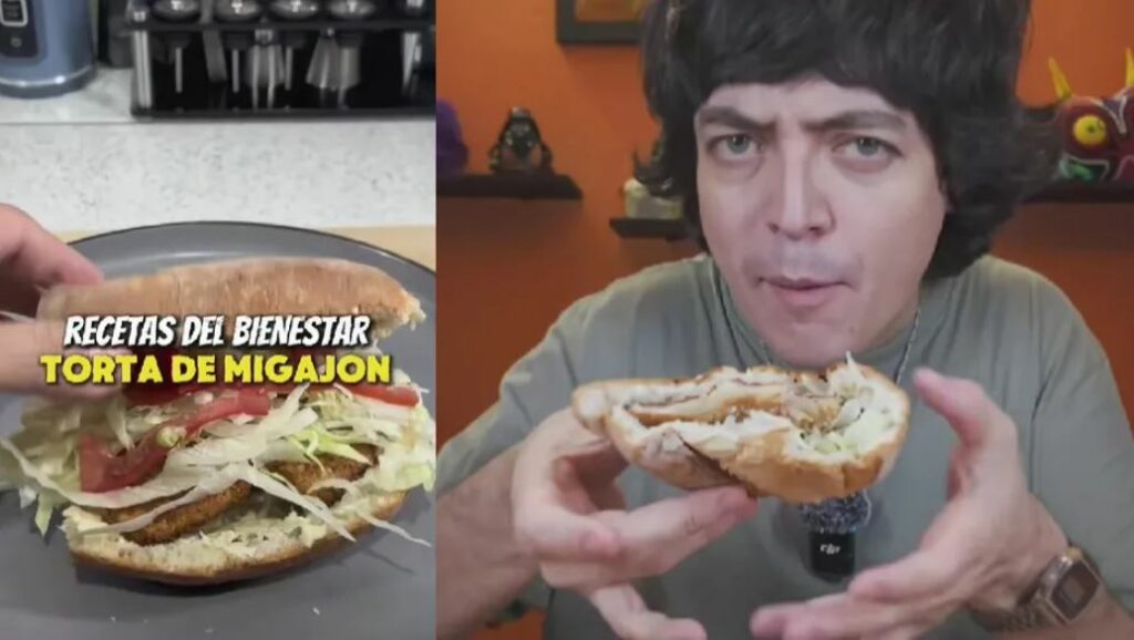 Viralizan torta de milanesa hecha sólo con pan