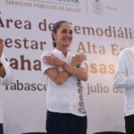 Sheinbaum anuncia inversión para salud en Tabasco y se declara «tabasqueña»