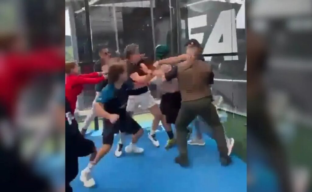 Empresario, su hijo y escoltas golpean a hombre en club de pádel de Atizapán